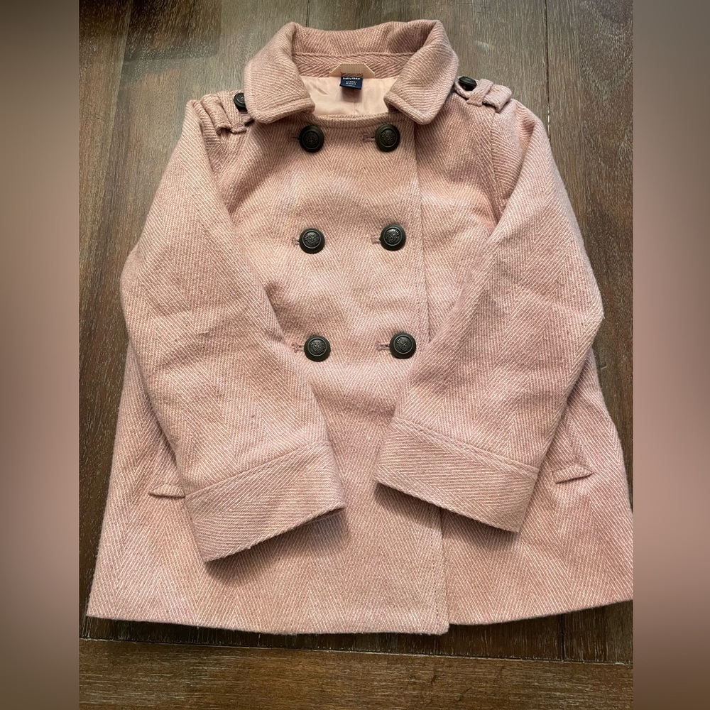 Gap Toddler light pink Pea Coat Jacket - Size 4